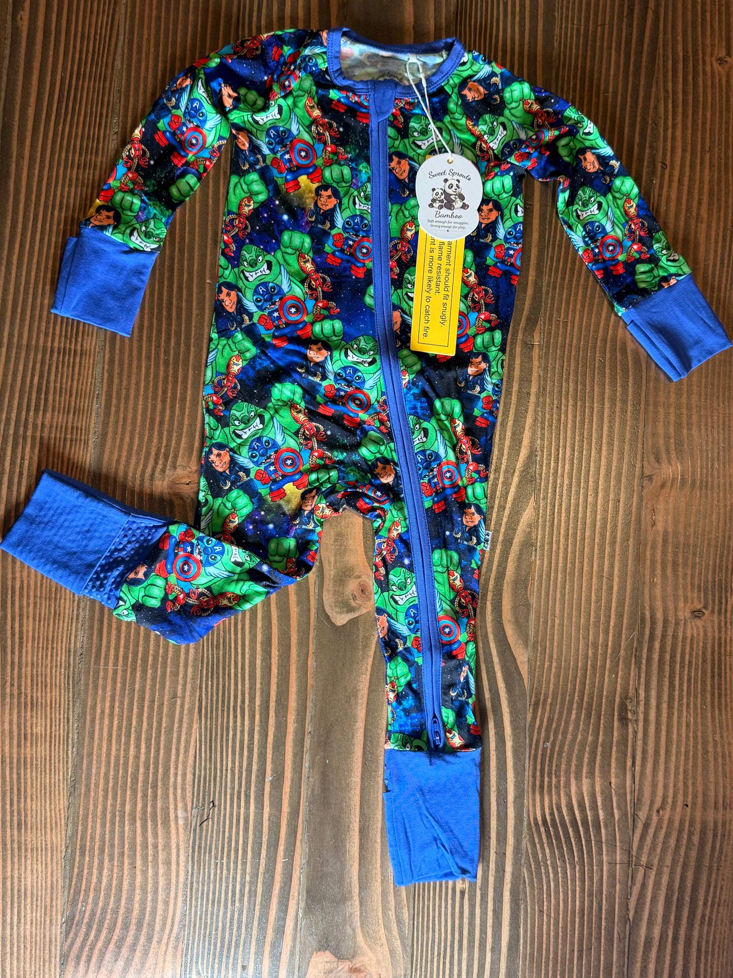 Stitch to the Rescue Bamboo Zippy