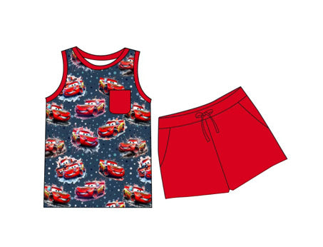 Midnight Racers Bamboo Tank and Shorts set
