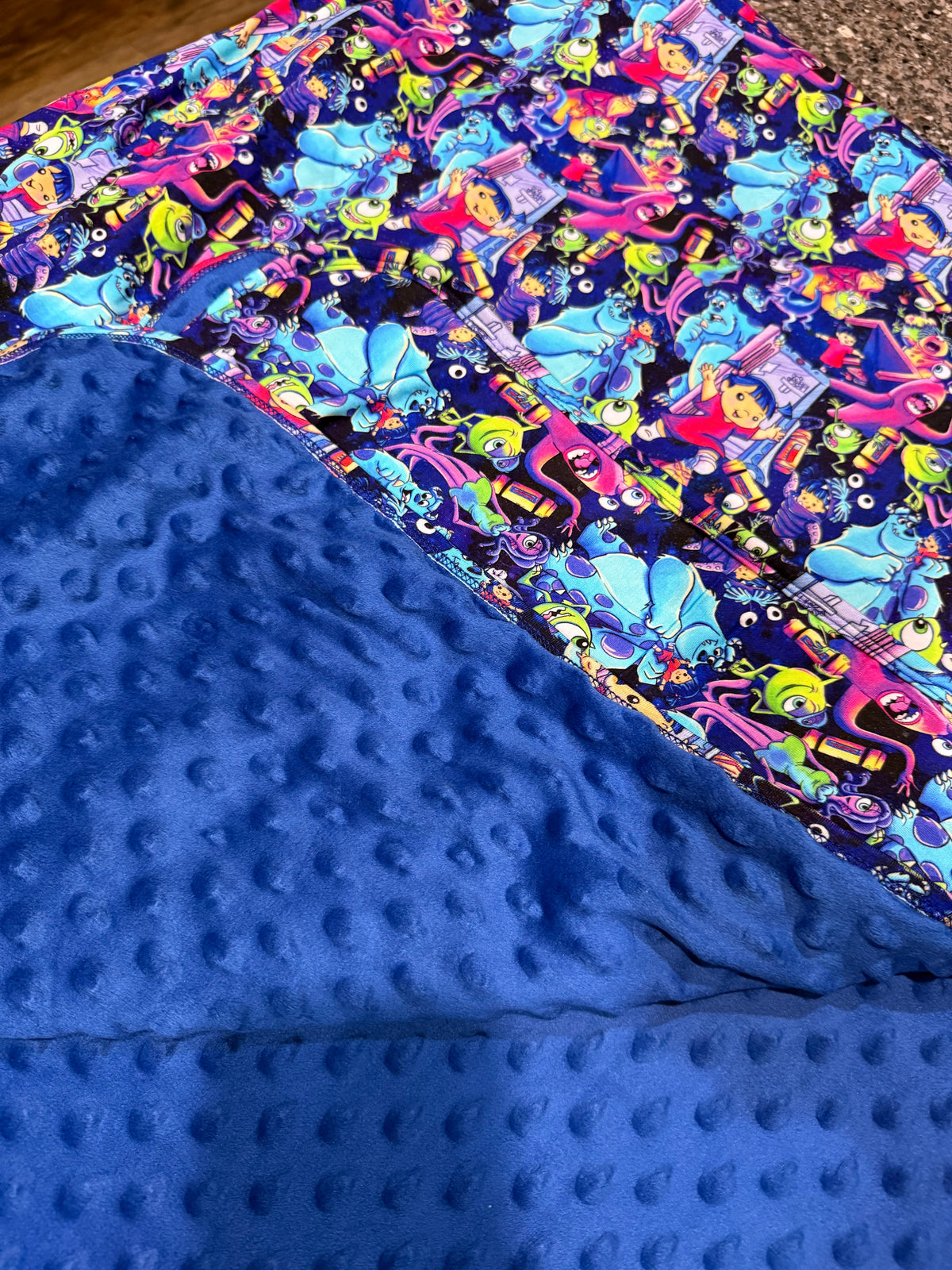 ๐ Monster Magic Bamboo & Minky Blanket 50โ ร 60โ