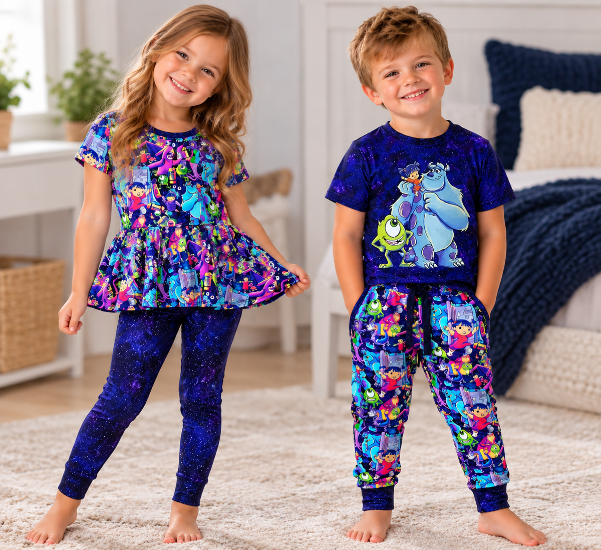 Monster Magic Bamboo Peplum/Legging set
