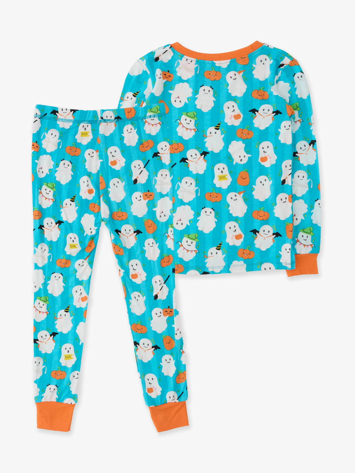 SoftSnooze™ Kids Bamboo Viscose Halloween Boo Bash Long Sleeve Pajama Set