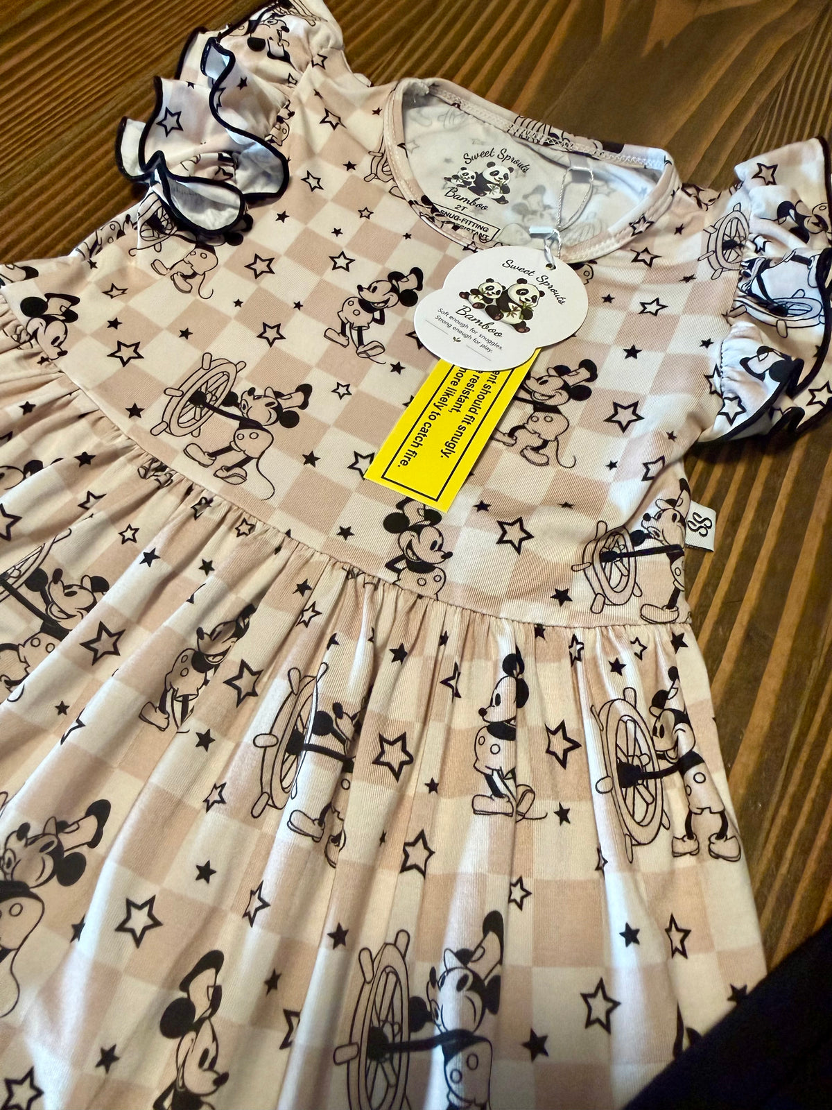 Steamboat Stars Bamboo Peplum set