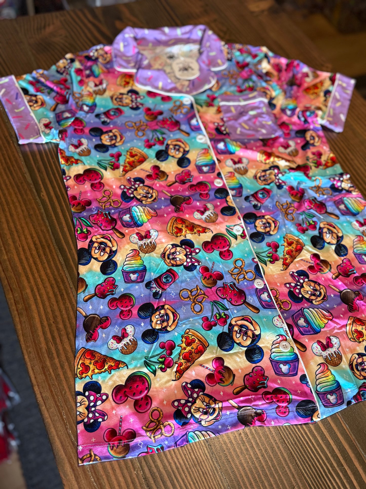 Main Street Treats Bamboo Adult Nightgown
