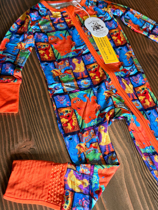 Sunny Days on Sesame Street Bamboo Zippy