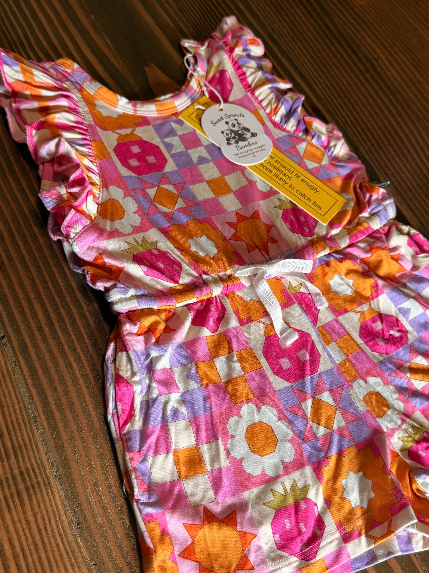 Berry Patch Sunshine Ruffle Romper