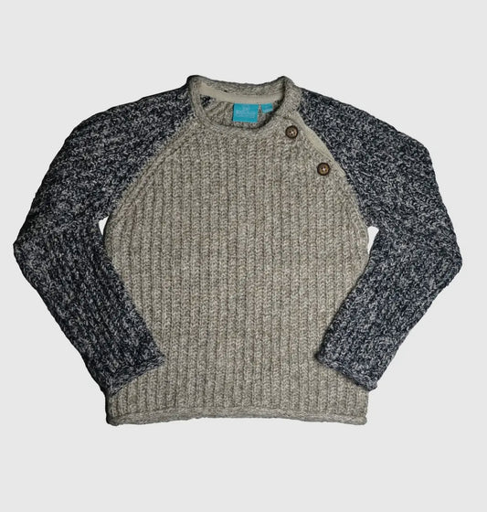 Raglan chunky sweater