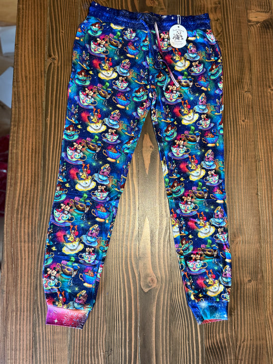 Midnight Tea Party Magic Bamboo Adult joggers👶☕✨