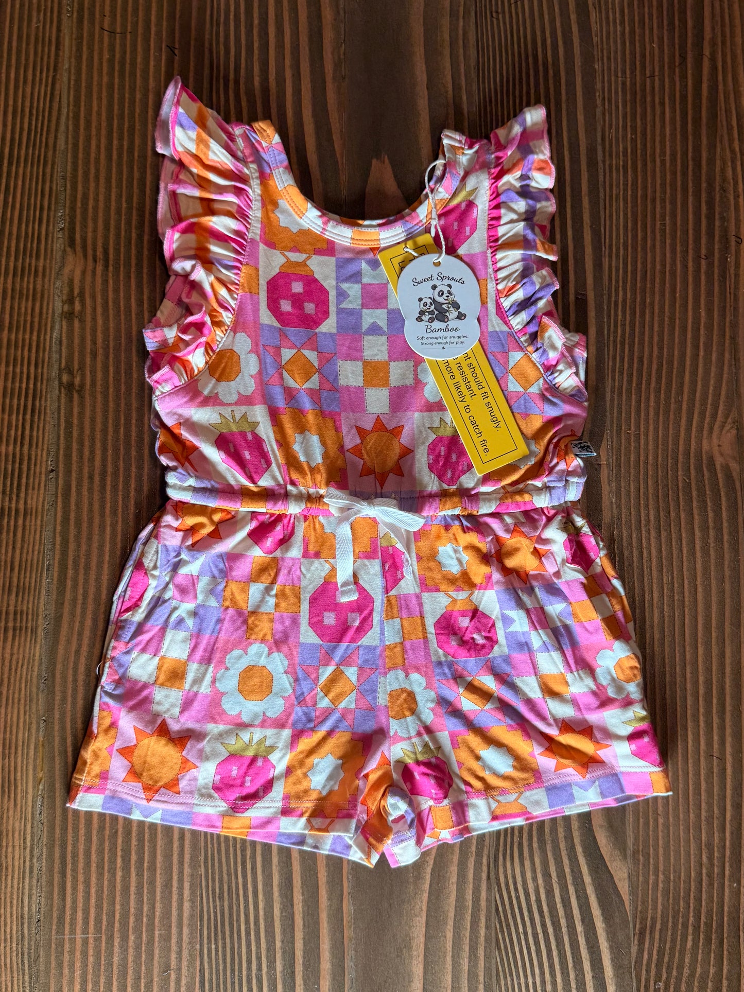 Berry Patch Sunshine Ruffle Romper