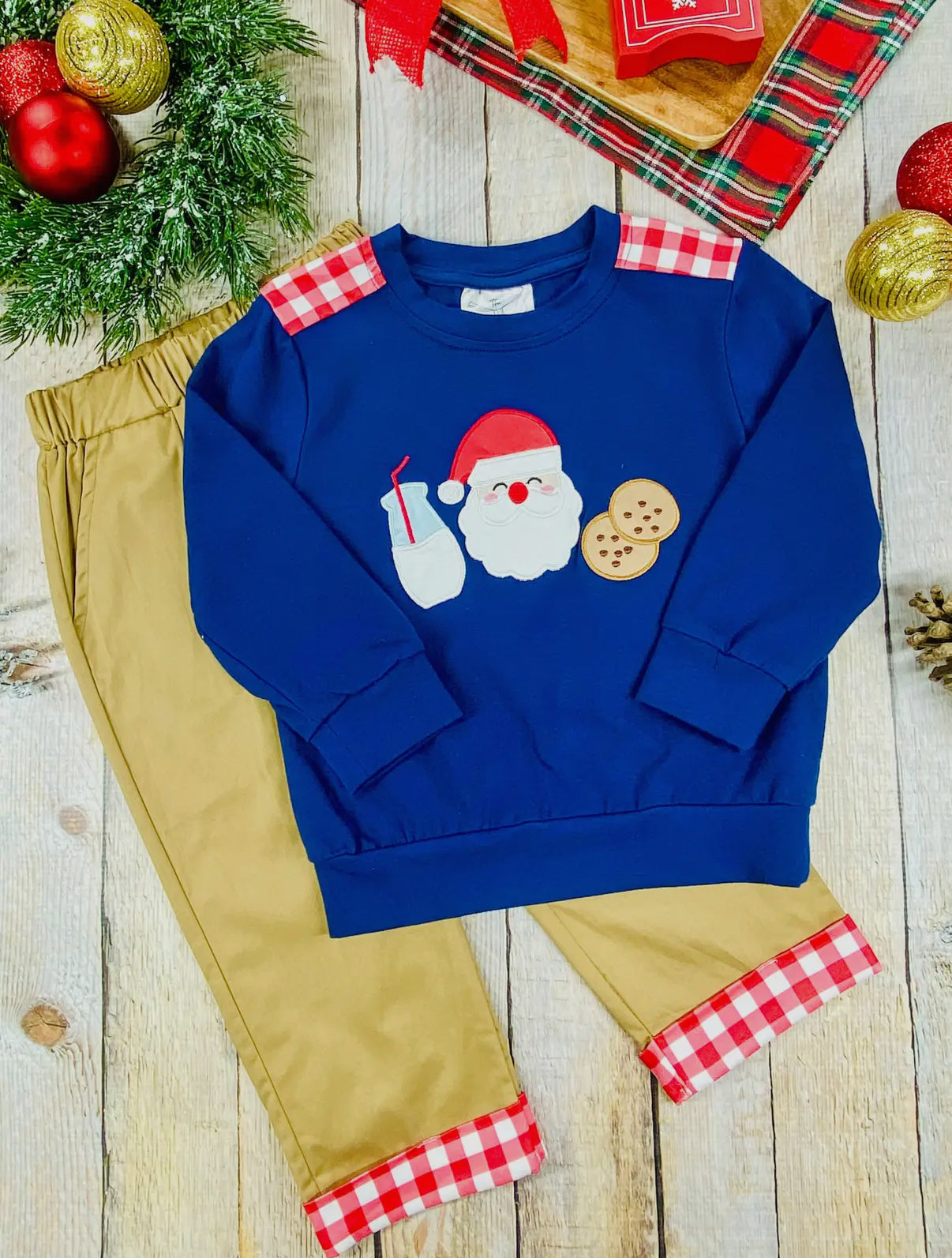 Milk N Cookies Boy's Pants Set