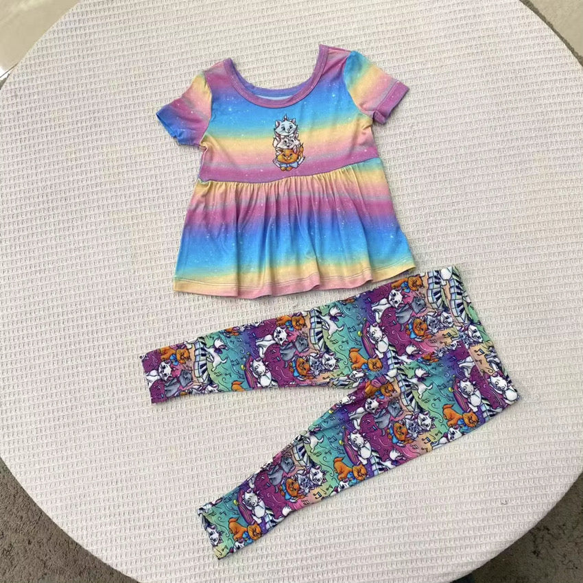 Everybody wants to be a Kitty Bamboo Peplum with leggings