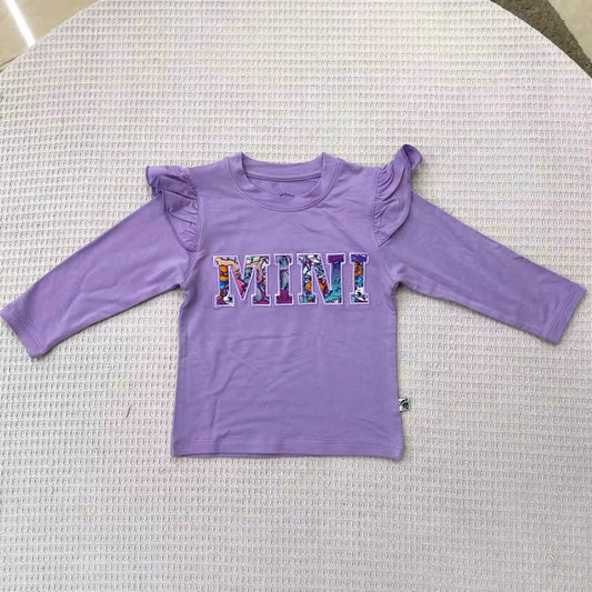 MINI French Terry Ruffle Crewneck