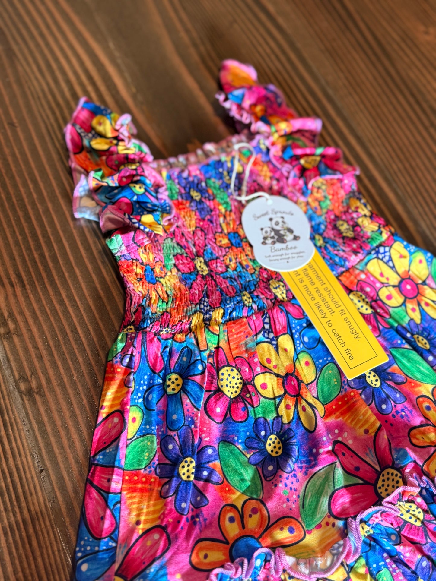 Bloom & Sparkle Smocked Ruffle Twirl Dress 🌸💃