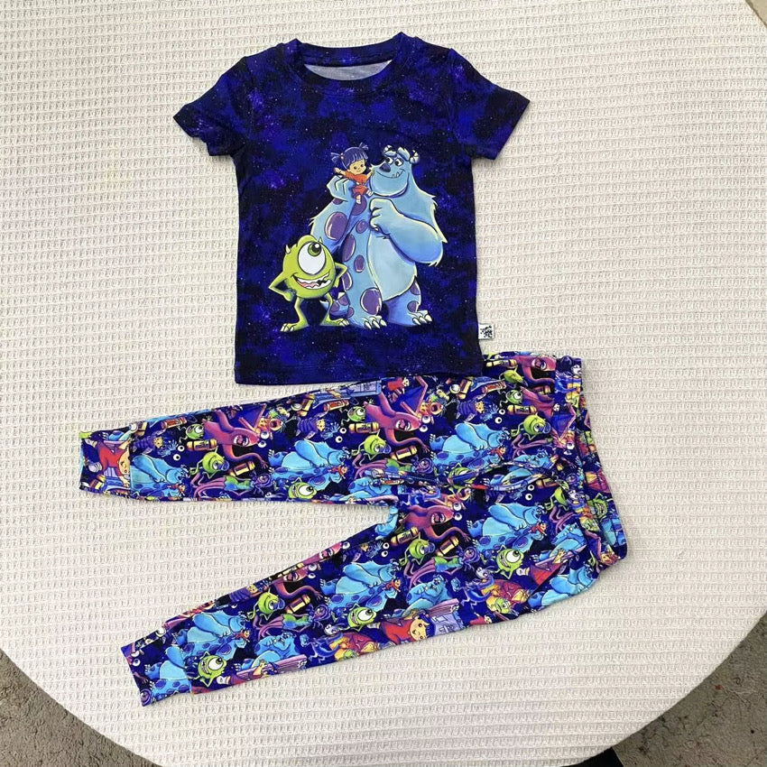 Monster Magic Bamboo Graphic Tee and French Terry Joggers