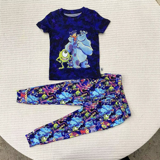 Monster Magic Bamboo Graphic Tee and French Terry Joggers