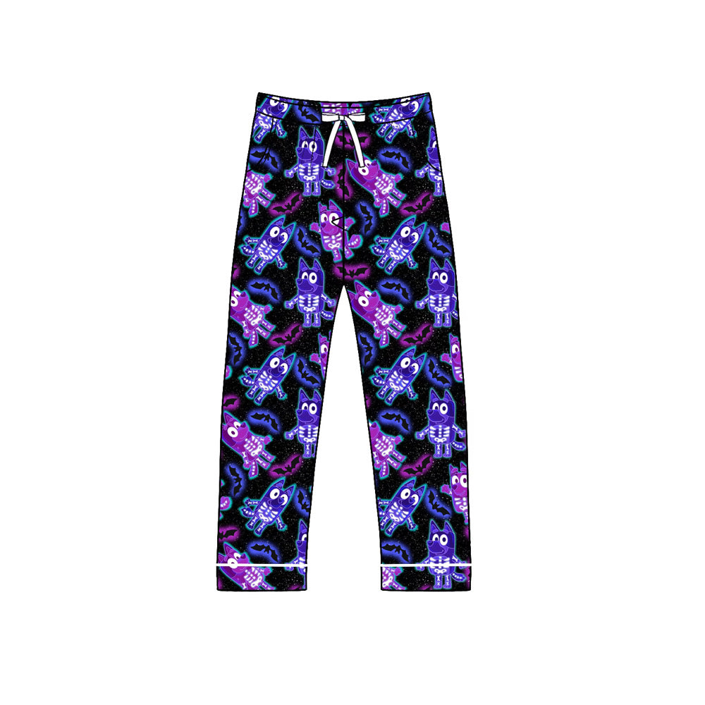 🌌 Spooky Space Pups — Adult Bamboo Lounge Pants