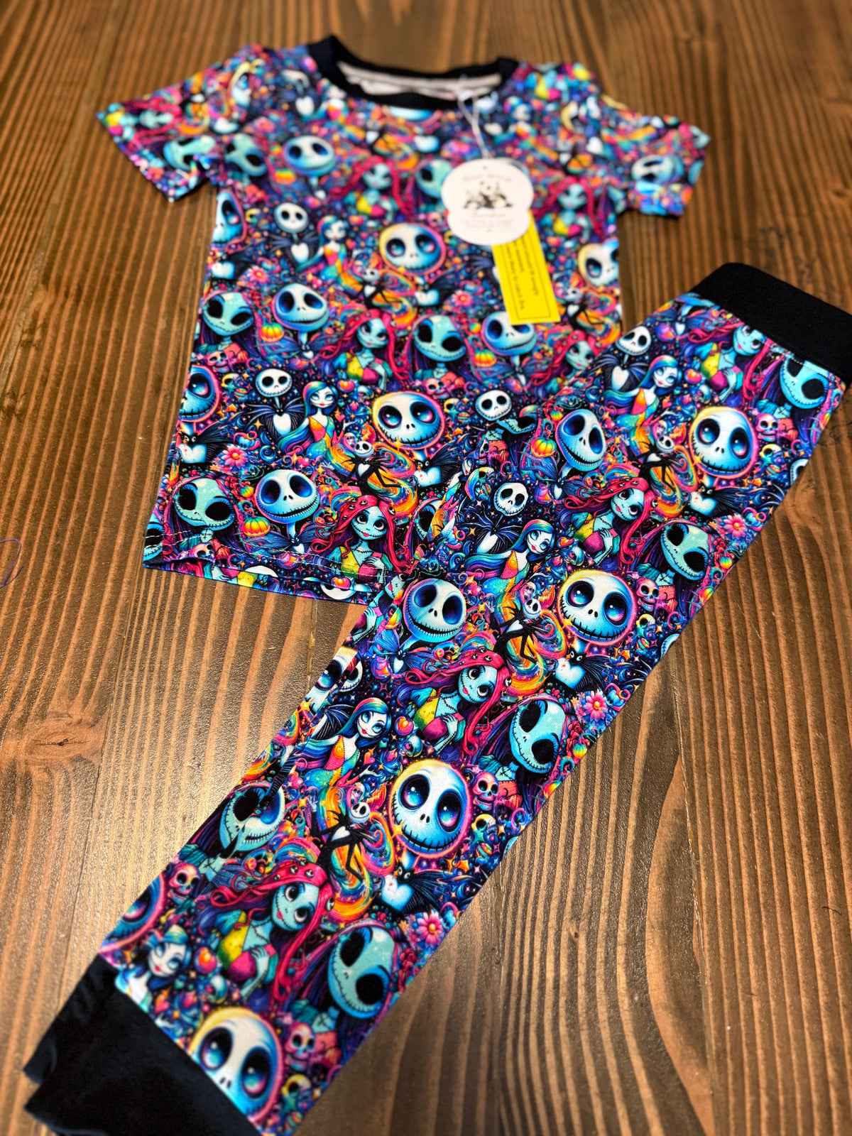🌙 Nightmare Magic — Two-Piece Bamboo Pajama Set