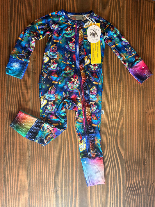 Midnight Tea Party Magic Bamboo Zippy 👶☕✨