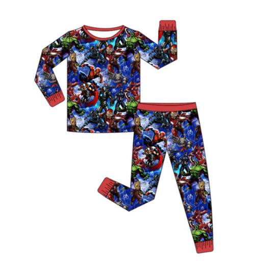 Avengers Long sleeve and Pants PJ set