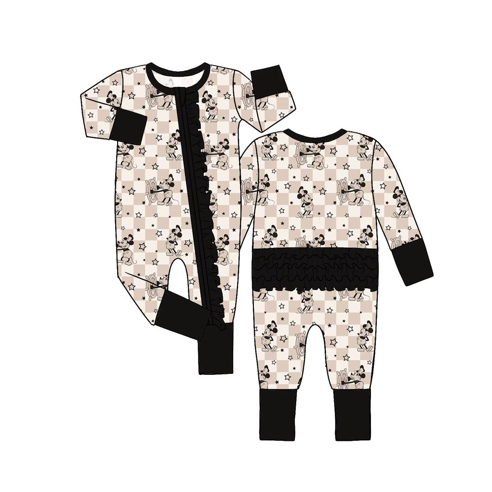 🎀 Steamboat Stars — Ruffle Bamboo Zippy