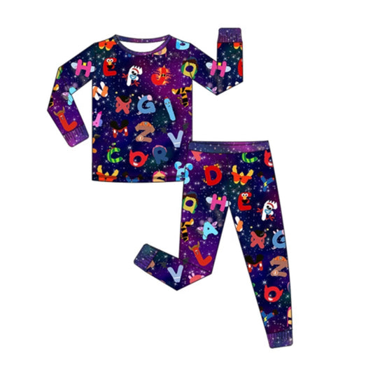 Alphabet Adventure Bamboo PJ set