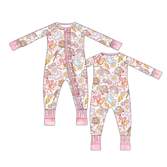 Retro Mickey Bamboo Zippy