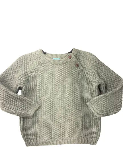 Popcorn pullover sweater